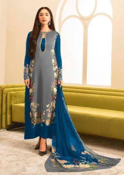 WINTER SILK DIGITAL PRINTED 3-PIECE - SD#36